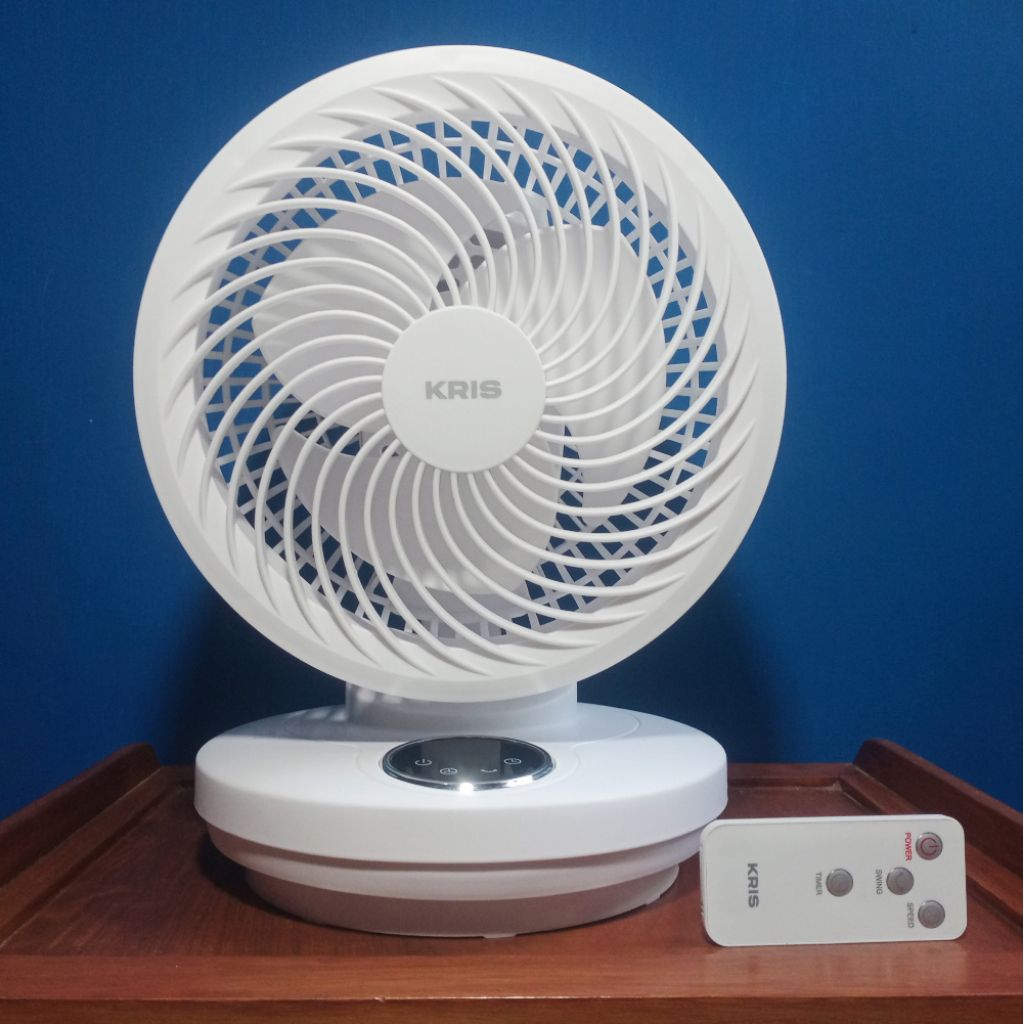KRIS Table Fan with Remote Control KA-20XH5R 30 watt # preloved bekas second pl used ex like new ace