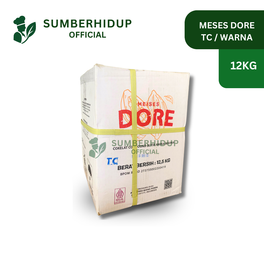 MESES COKELAT DORE WARNA WARNI TC MESES PREMIUM MESES KILOAN KEMASAN KARDUS 12,5 KG