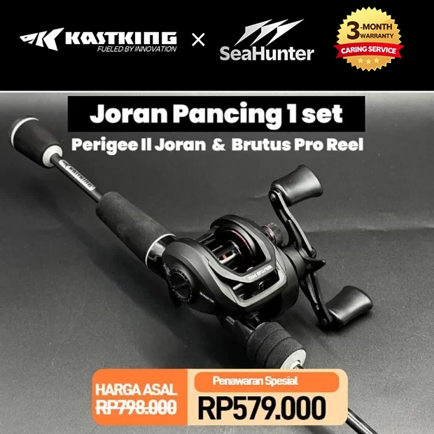 [100% ASLI] KASTKING x SeaHunter Joran Pancing 1 SET= Perigee II Joran 1.53M 1.68M 2.4M + Brutus Pro