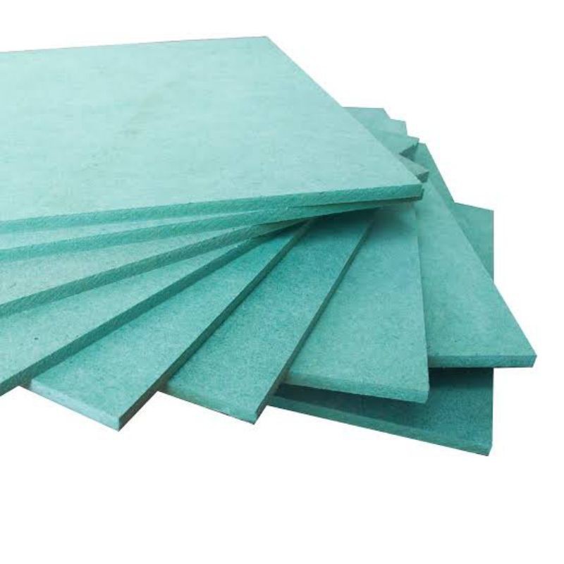 Papan MDF / HMR BOARD custom warna hijau 18mm lebar 60 cm