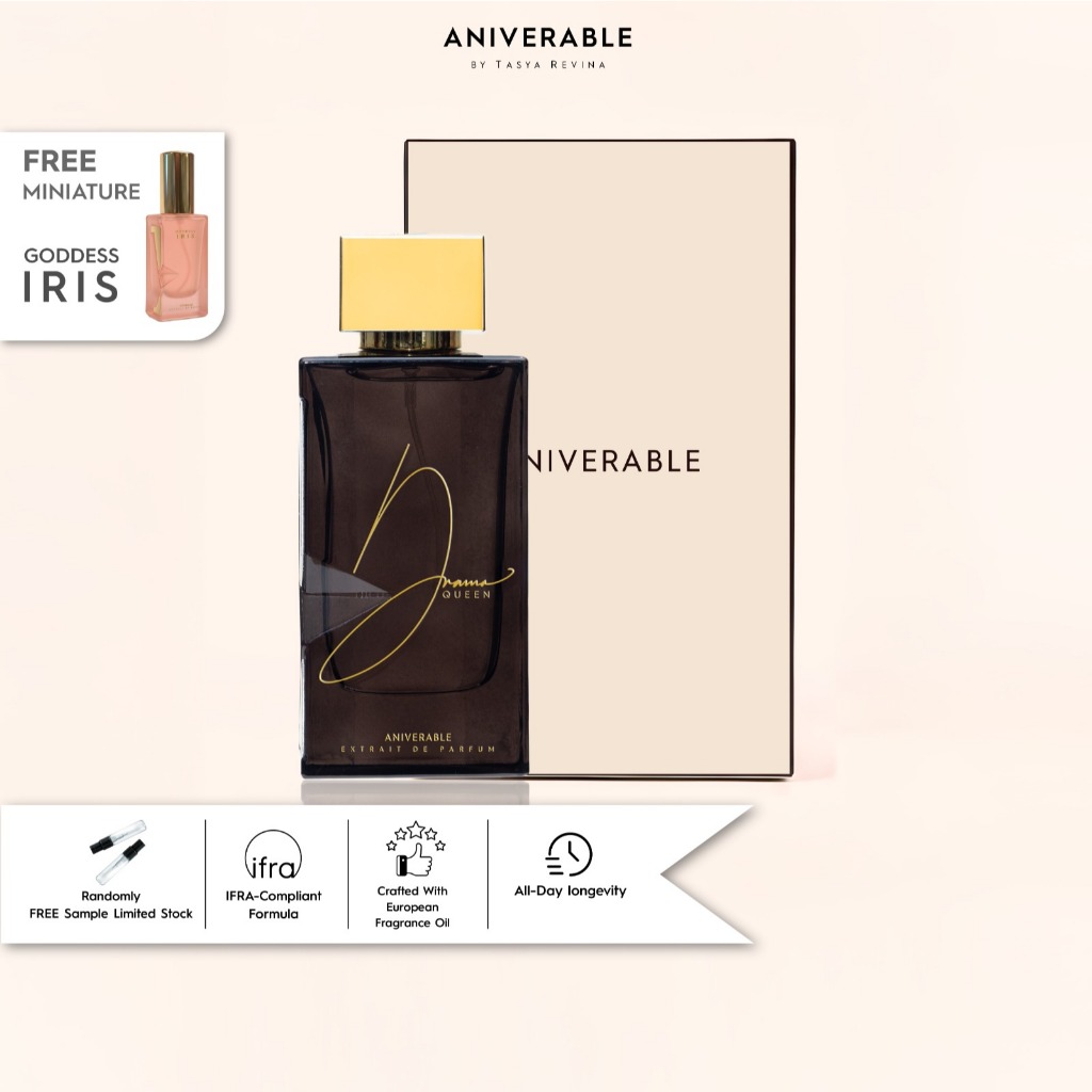 ANIVERABLE - B1G1 DRAMA QUEEN 75ml Get Miniature IRIS EXTRAIT DE PARFUM by Tasya Revina