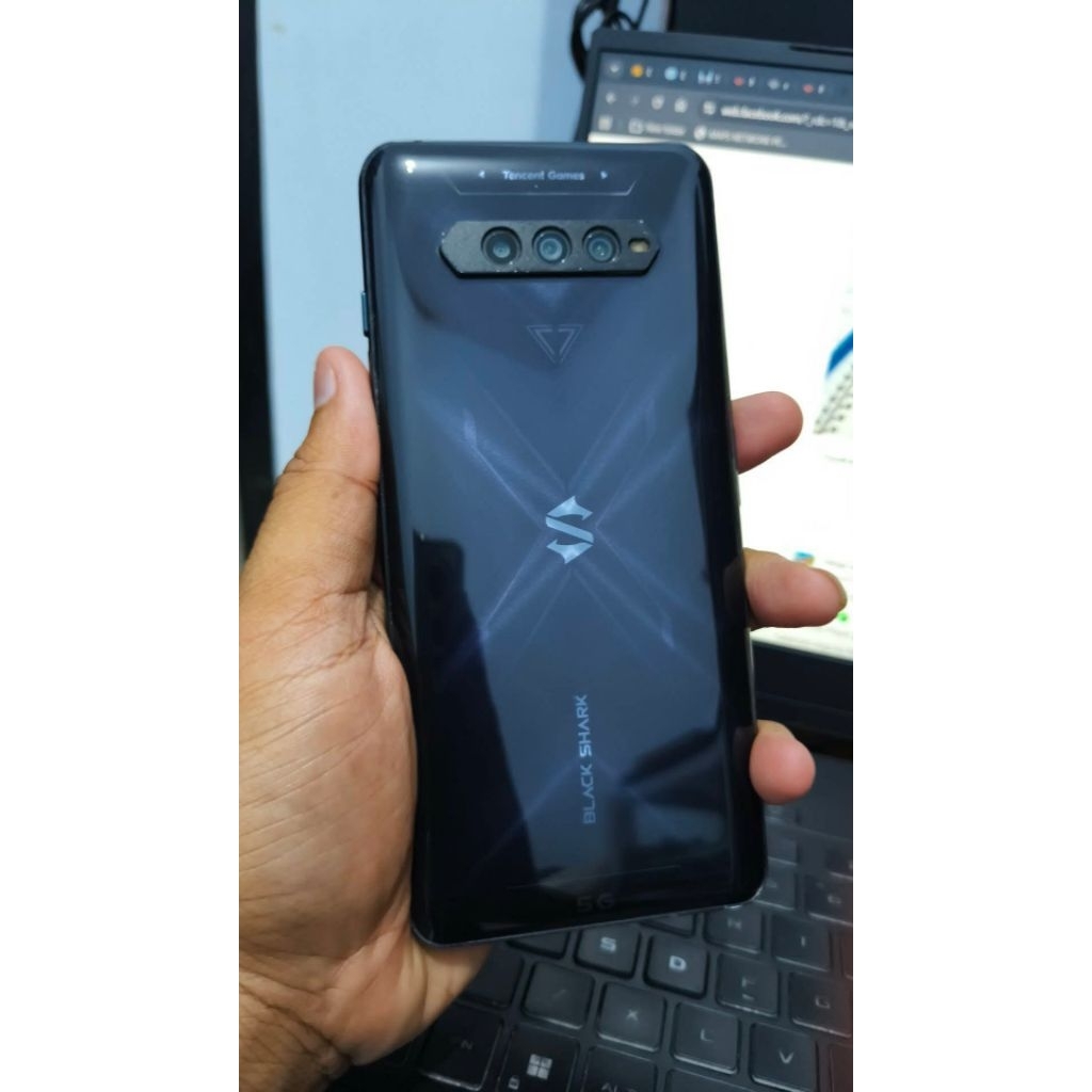 XIAOMI BLACK SHARK 4 PRO 16/512GB free cooler FULLSET SECOND RESMI