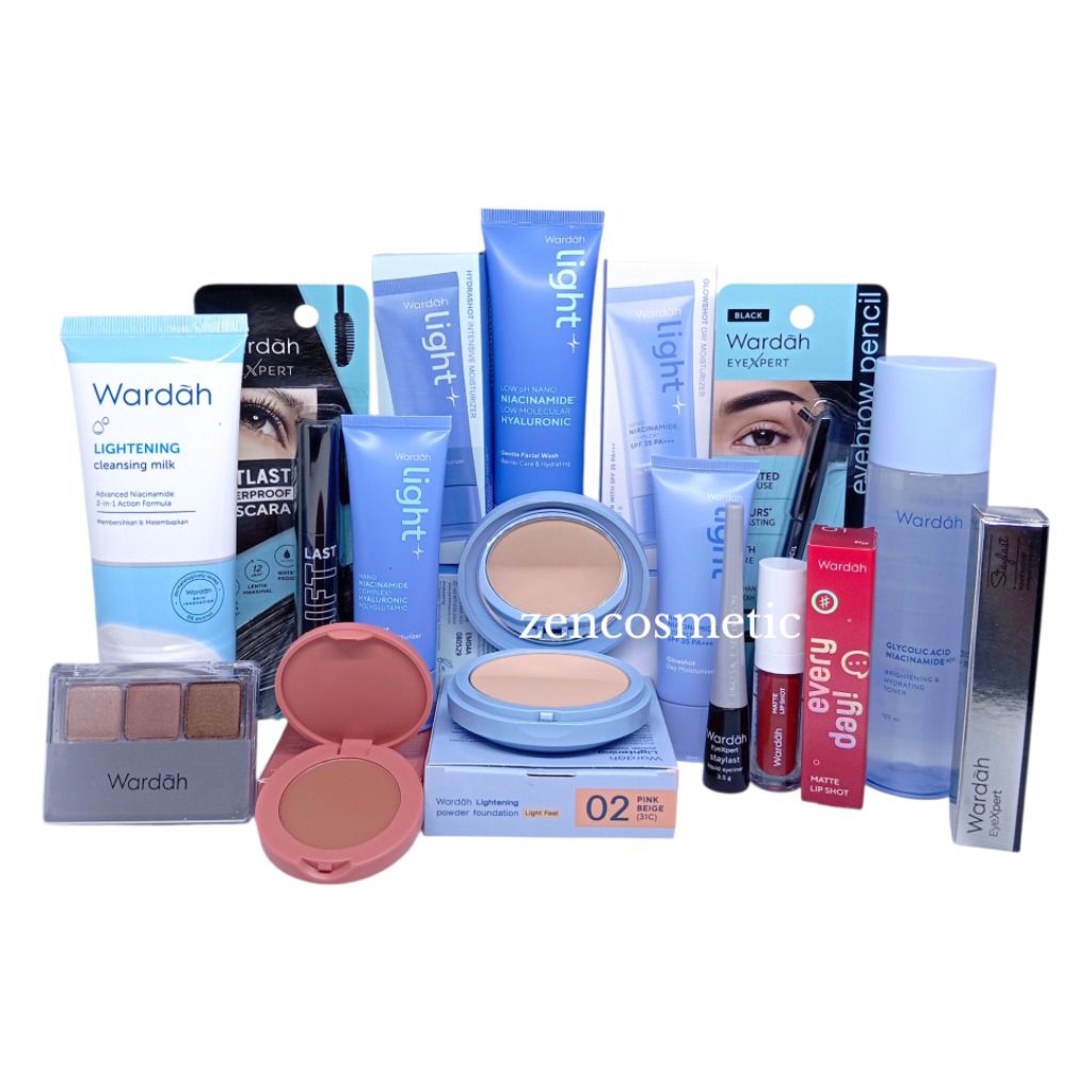 SESERAHAN KOMPLIT Light+ By Wardah Light+ Nano Niacinamide Paket Seserahan Komplit/ Wardah Light+ Ha