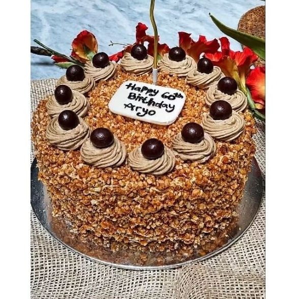 Wholecake Nougat Mocca Cake