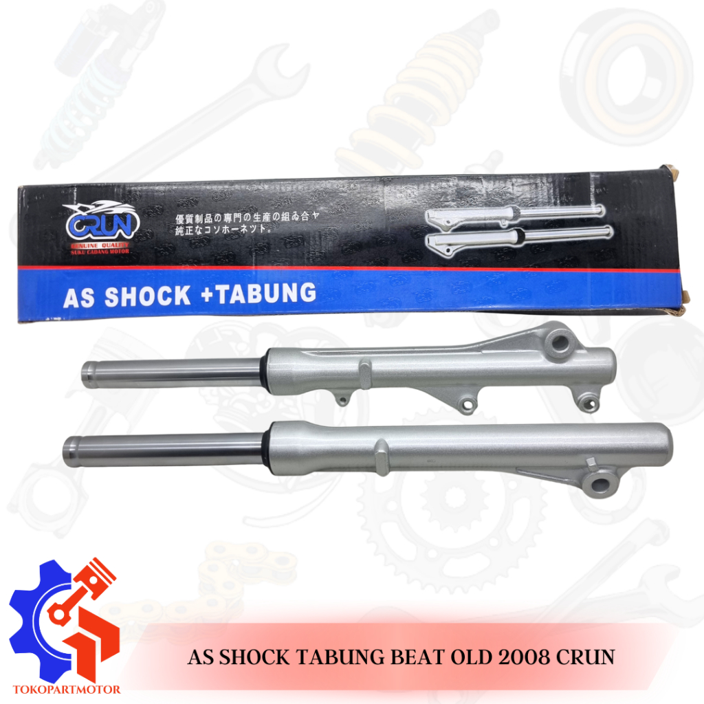 AS SHOCK DEPAN PLUS TABUNG PIPA SHOCK SHOK SKOK TABUNG SHOCKBREAKER DEPAN KOMPLIT BEAT OLD 2008 / BE