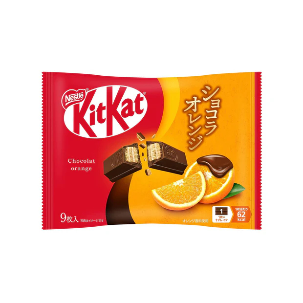 Kitkat Chocolate Wafer Rasa Orange Chocolate Coklat Import 81gr