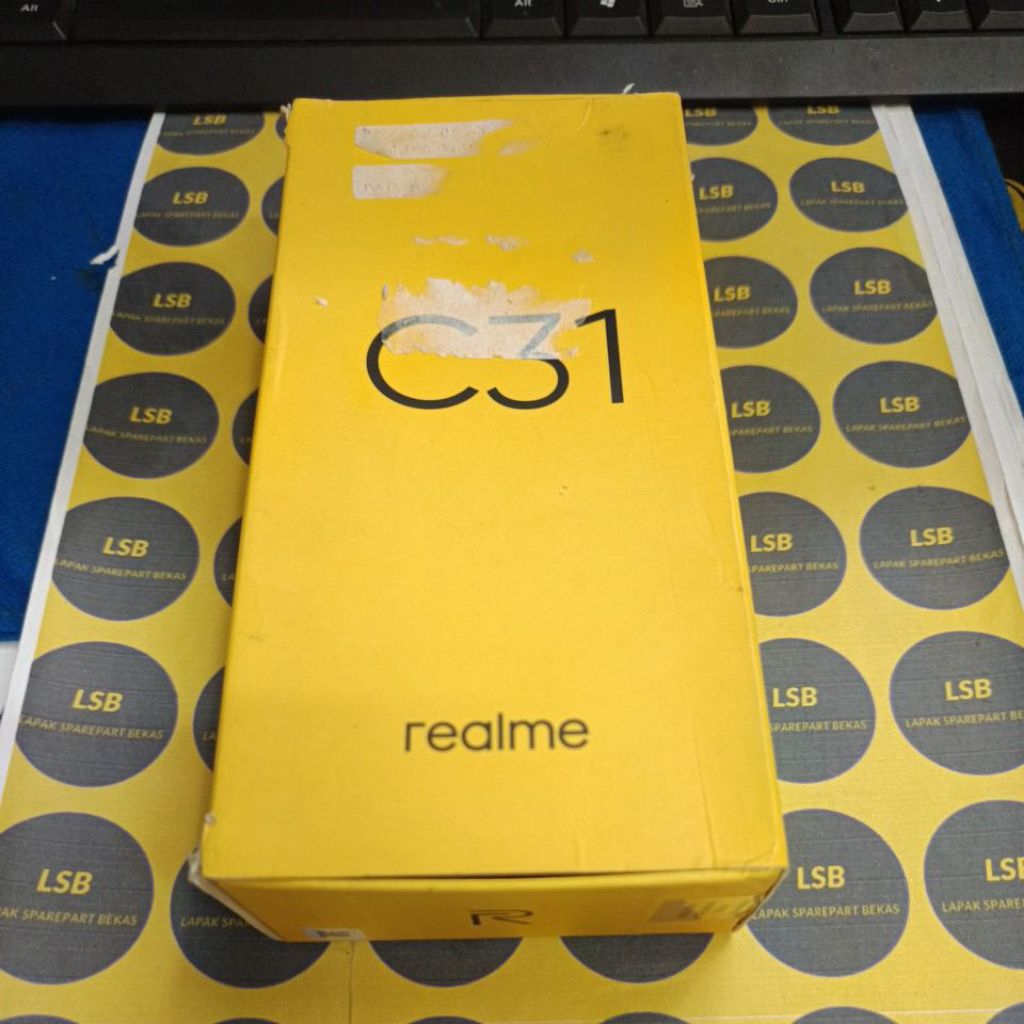 DUS BOX/KOTAK HANDPHONE REALME C31 ORIGINAL BEKAS
