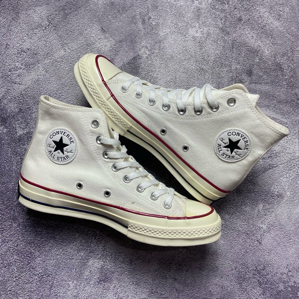 [Size 40] Converse Chuck Taylor All Star 70S High Parchment White Egret 2019 (162053C) Second Origin