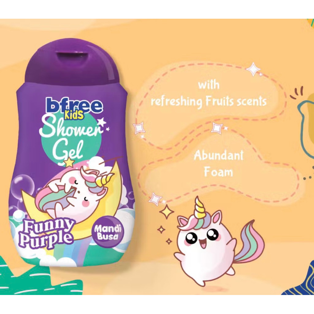 Bfree kids Shower Gel Fanny Purple 300ml