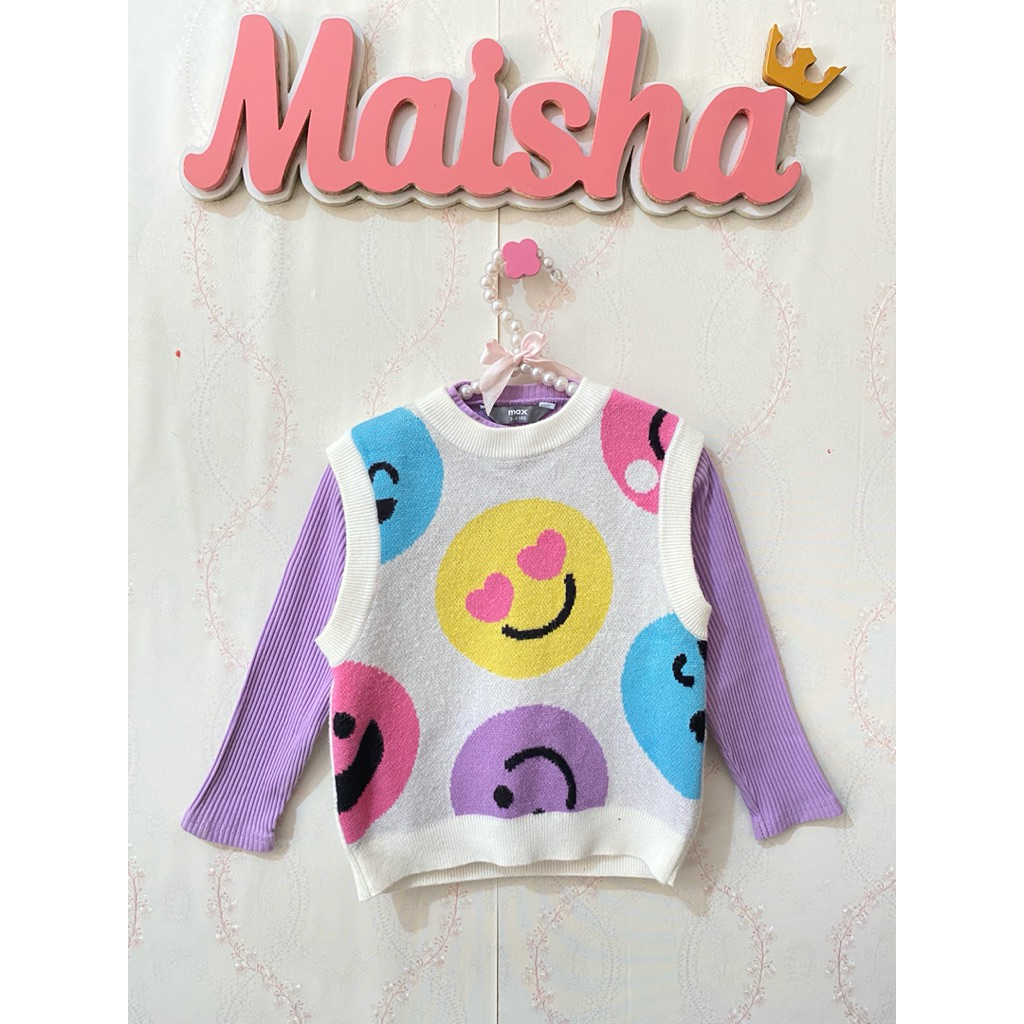 ONE SET KNIT VEST ANAK MAX