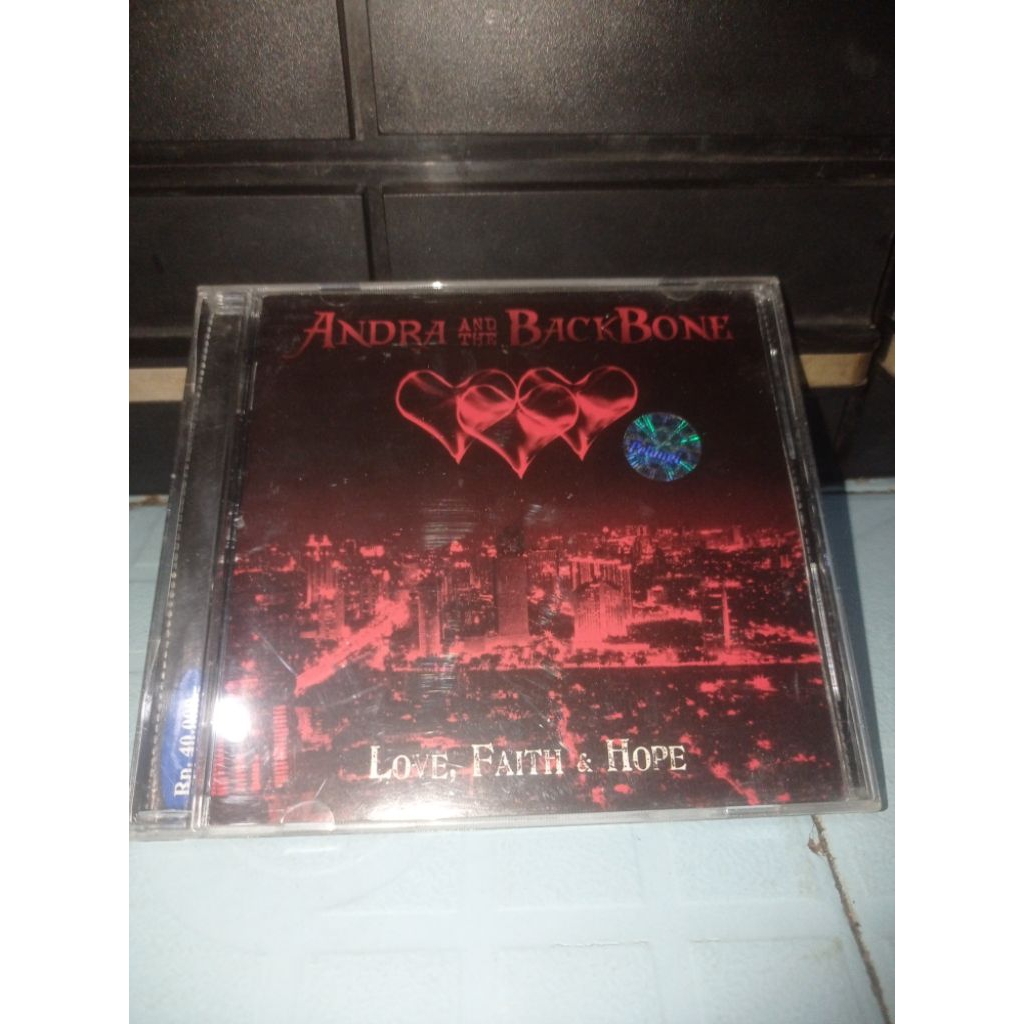 KASET CD ANDRA And The BACKBONE - Love Faith & Hope
