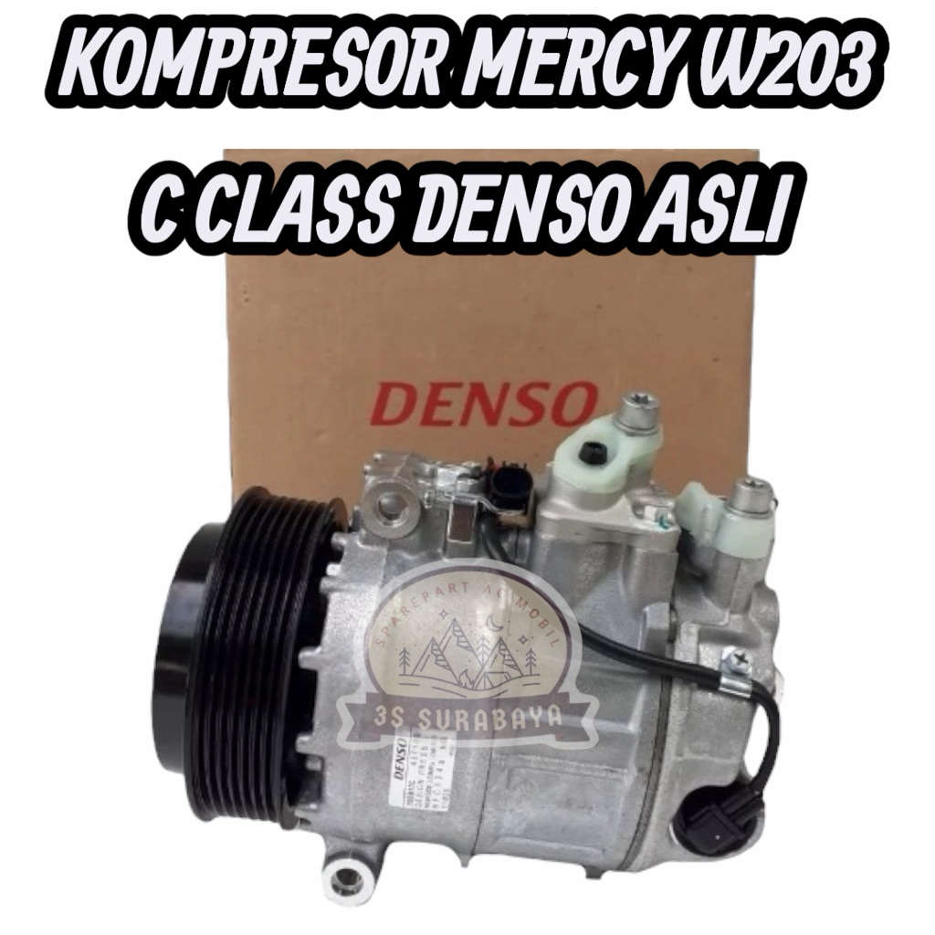 Compressor Compresor Kompressor Kompresor AC Merek DENSO ASLI ORI untuk Mobil Mercedes Benz Mercy W2