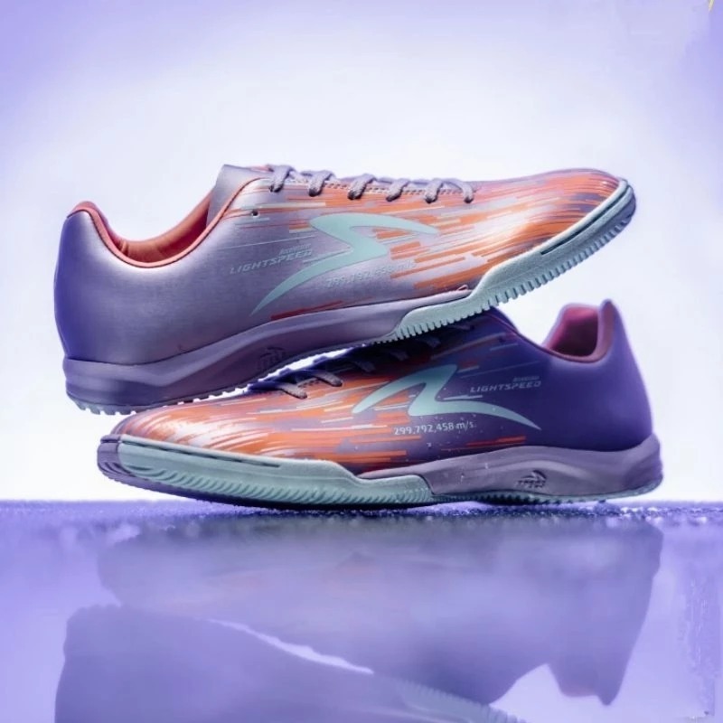 Sepatu SPECS Lightspeed Reborn Moonraker Apricot Wash Original Futsal Shoes