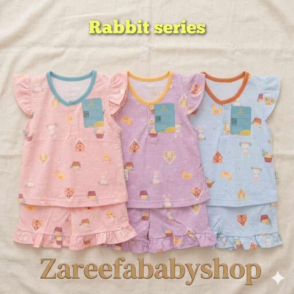 PROMO CAINITO SERIES  1 Stel Baju Bayi Cainito Series Terbaru Size S.M.L.XL