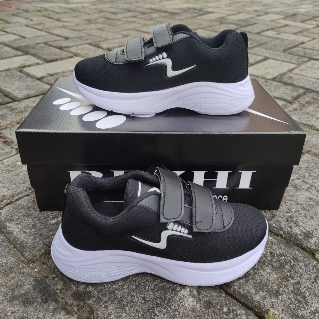 BEZHI Ziko - Sepatu Anak-anak Sneakers Tipe Perekat/Prepet. Nyaman Untuk Digunakan Oleh Anak.
