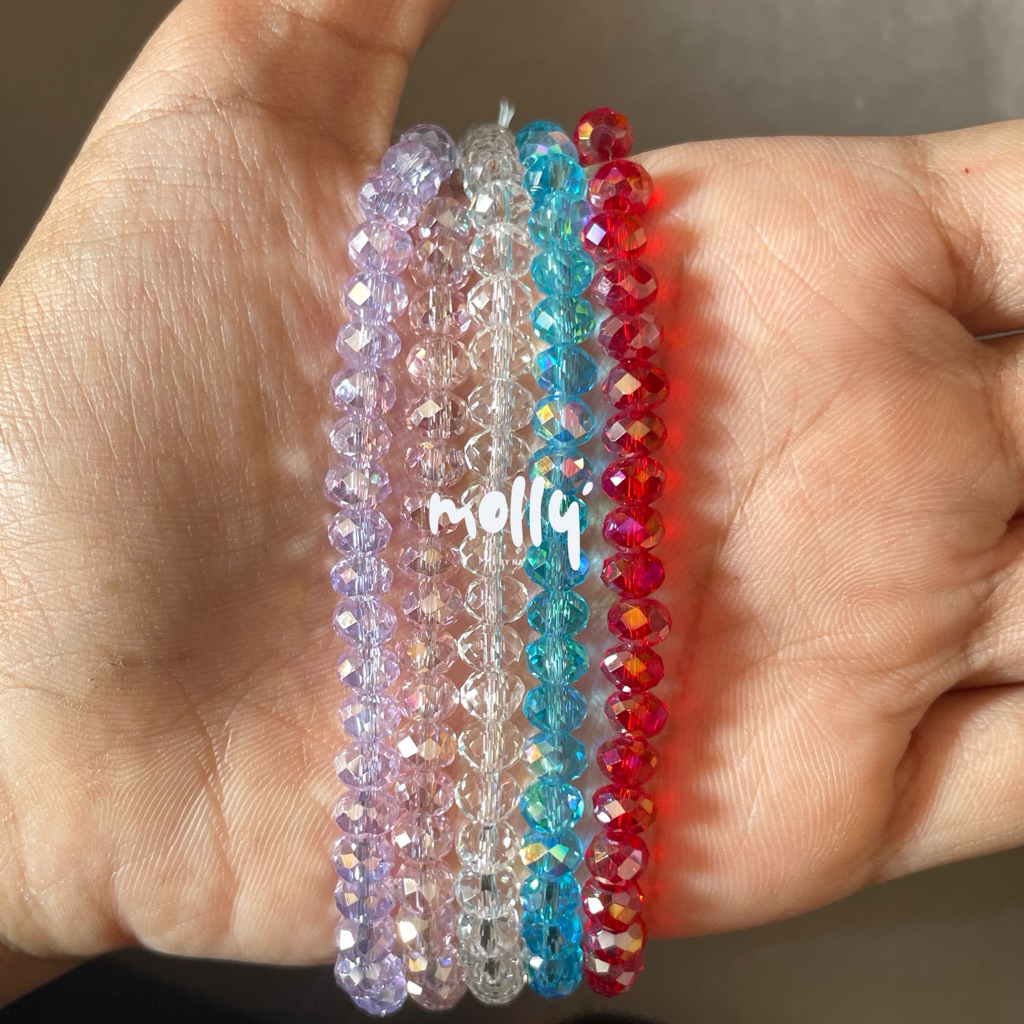 -+100pcs Manik K9 Ceko Lampion 6mm