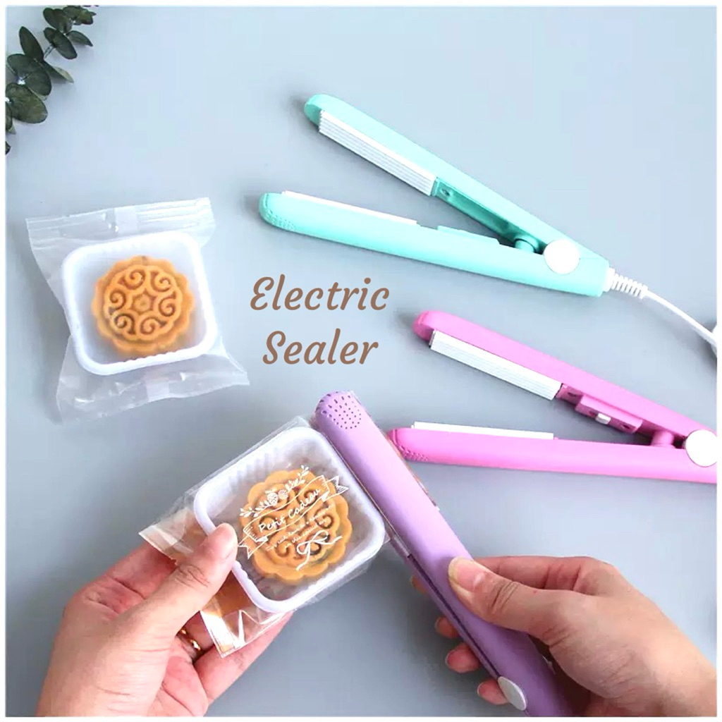 Electric Sealer Colok Listrik Perekat Plastik Elektrik Mini Sealer Alat Rumah Tangga