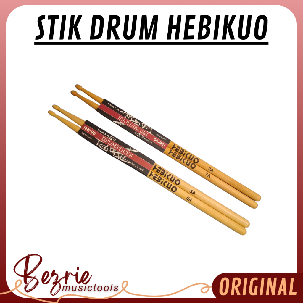 Stick Drum Maple Kualitas Import 5A 7A stik drum maple