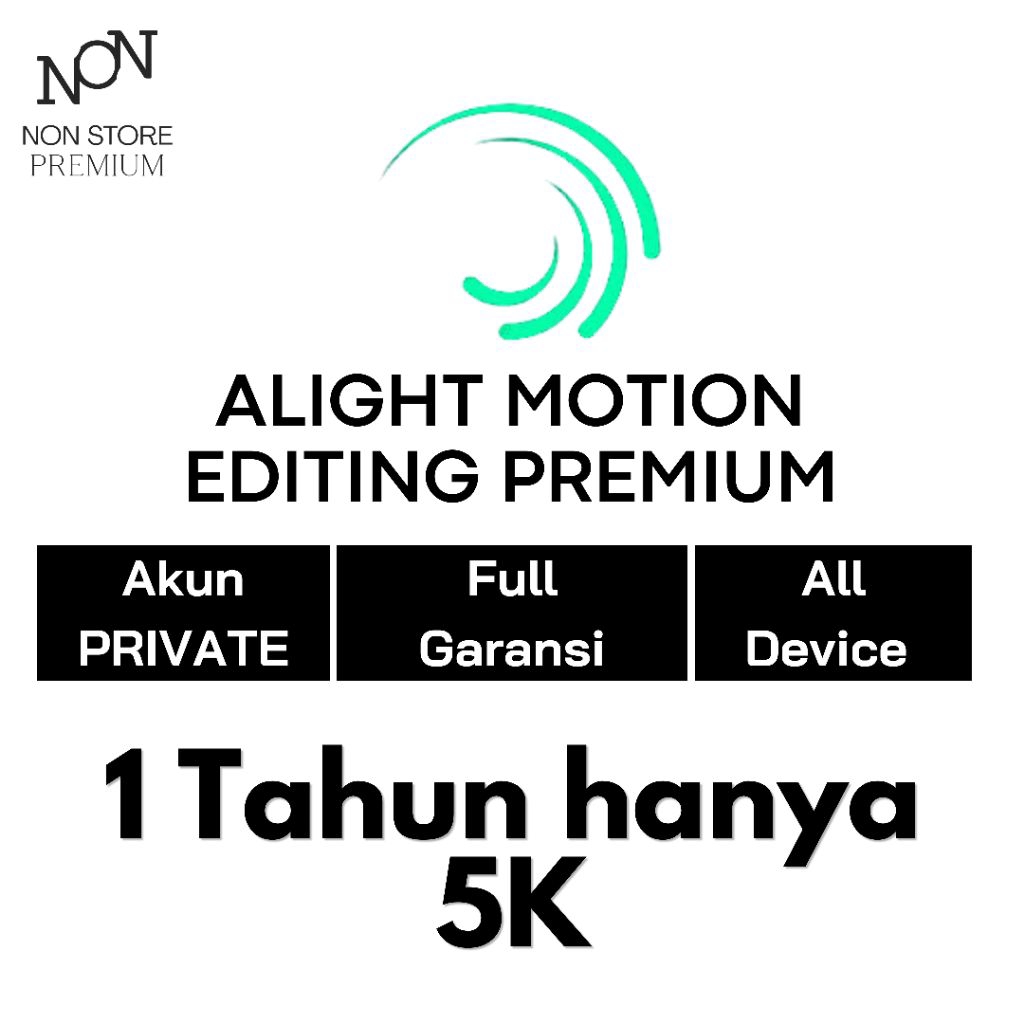 Alight Motion Private 1 Tahun Editing dan Template Premium Full Garansi
