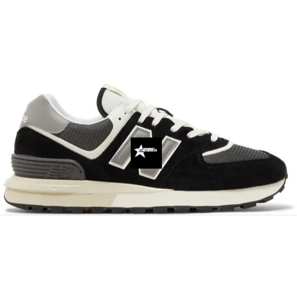 Sepatu NB 574 Legacy Black Marbelheadd