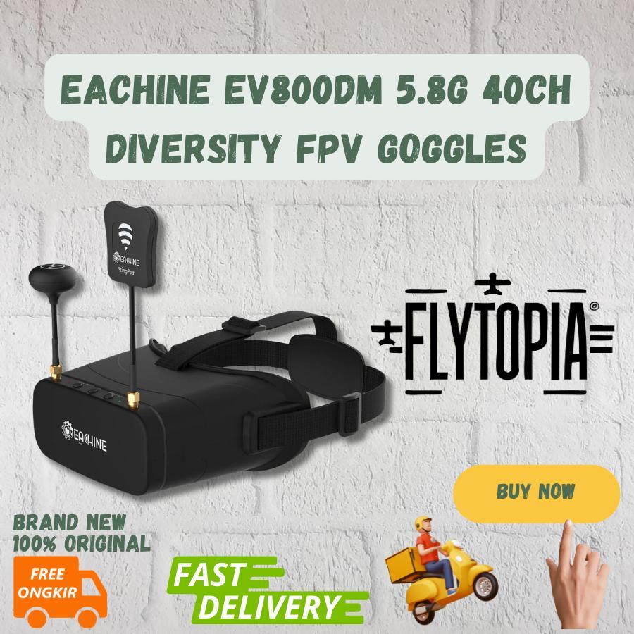 Eachine EV800DM 5.8G 40CH Diversity FPV Goggles