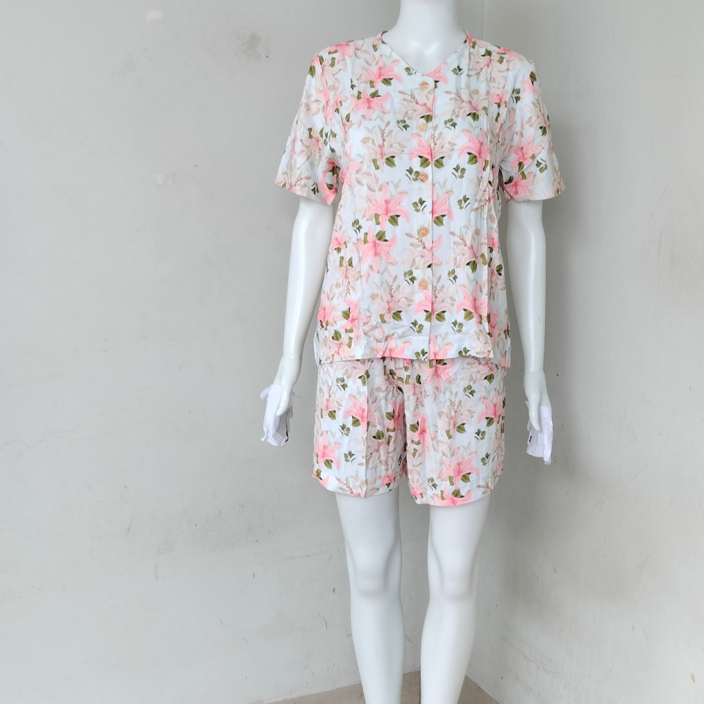 JESS || BAJU TIDUR  SETELAN  PIYAMA KUDA MAS COUTURE LD 110CM