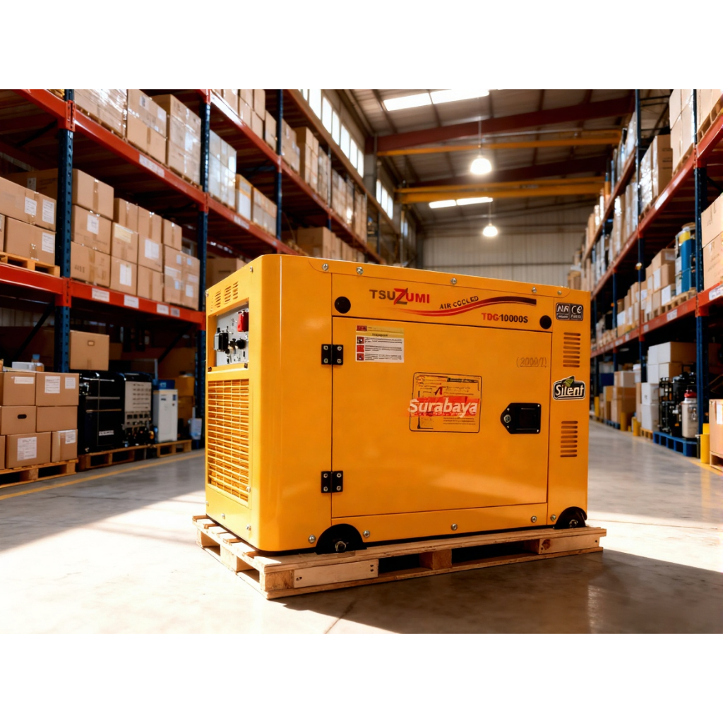 Genset Solar 7000 Watt Tsuzumi TDG 10000 S Genset Silent Japan Technology