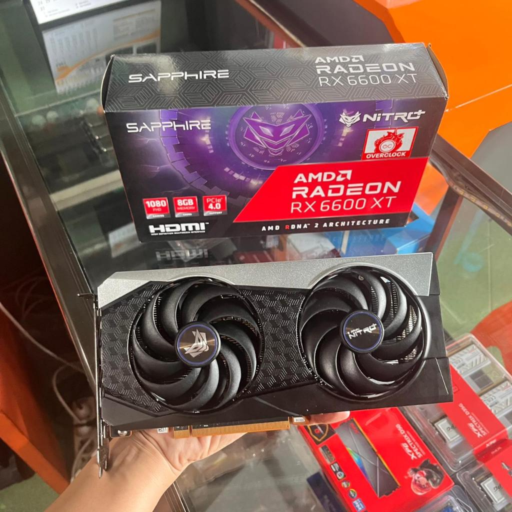 VGA SAPPHIRE NITRO+ AMD RADEON RX 6600 XT GAMING OC 8GB DDR6 128BIT