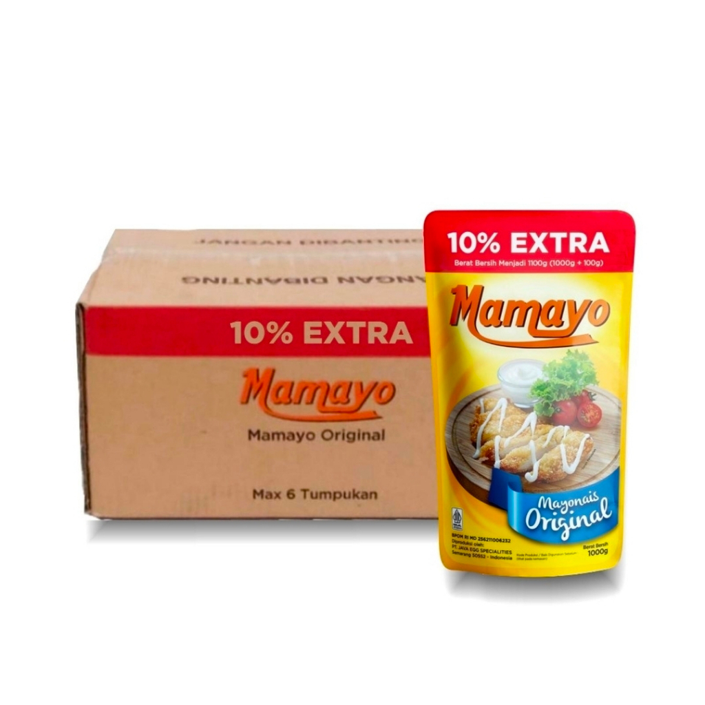 Mayonaise Mamayo 1kg Original 12 Pcs/Dus Mayones Original