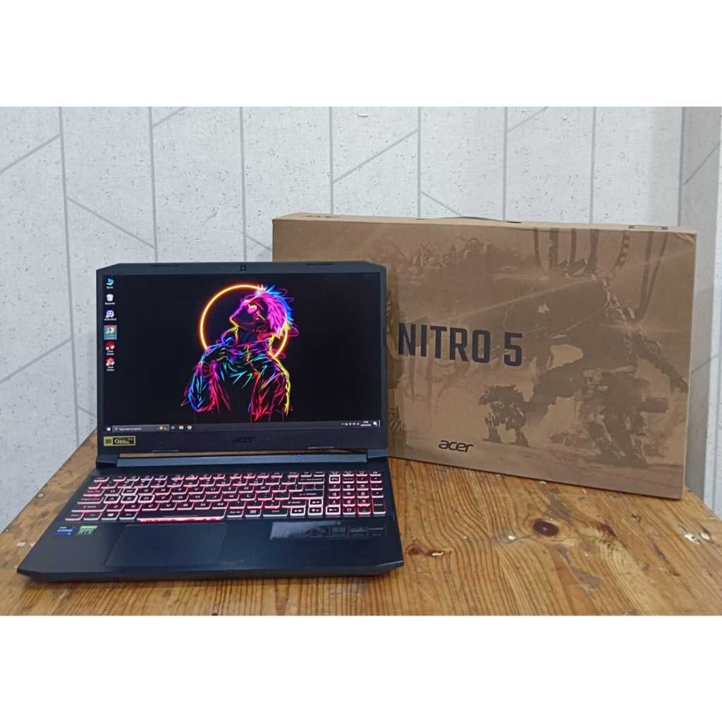 #Nitro i9  ACER PREDATOR NITRO AN515-57-921P Sudah Core i9 - 11900H, Ram 8 Gb/1Tb + 256Gb, #RTX3060 