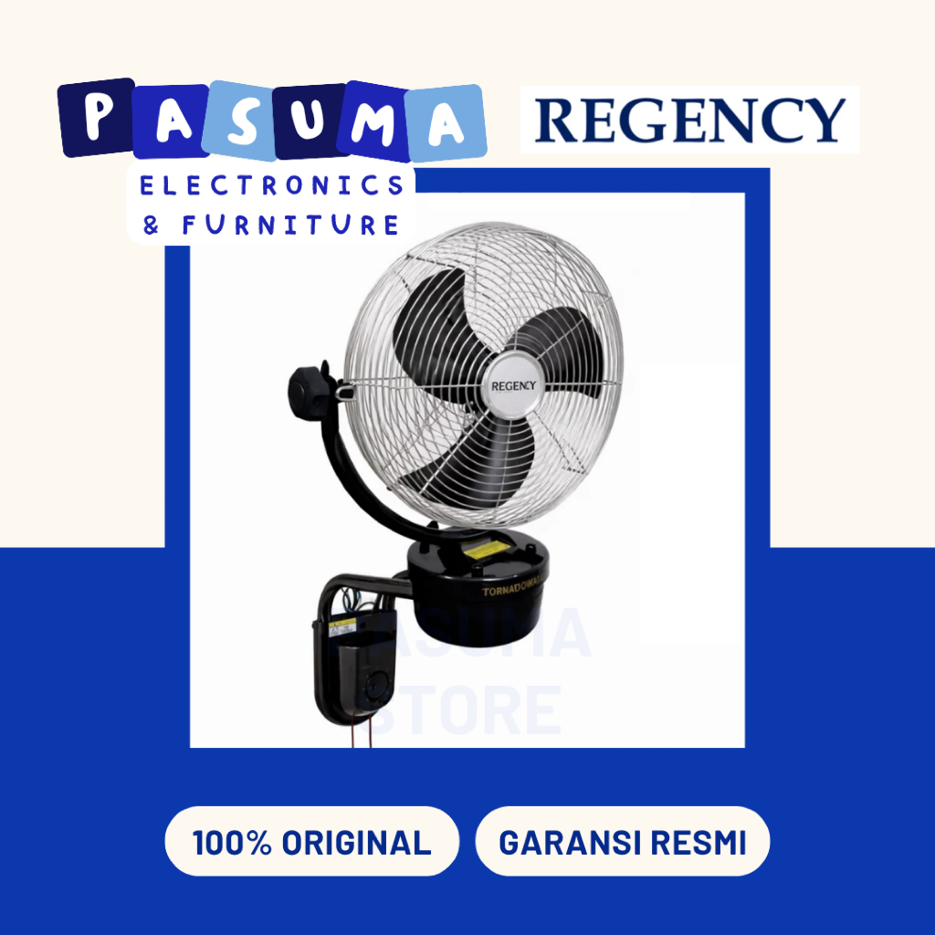 WALL FAN REGENCY ZTW-20 KIPAS ANGIN DINDING REGENCY 20” TW20 KIPAS DINDING REGENCY ZTW20 TORNADO WAL