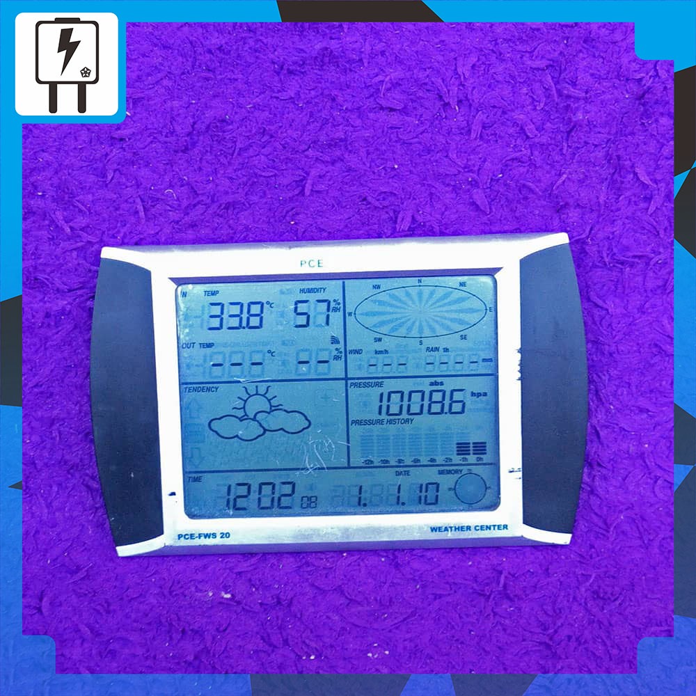Profesional Wireless Weather Station AW-002 Alat Pemantau Suhu Cuaca dan Iklim
