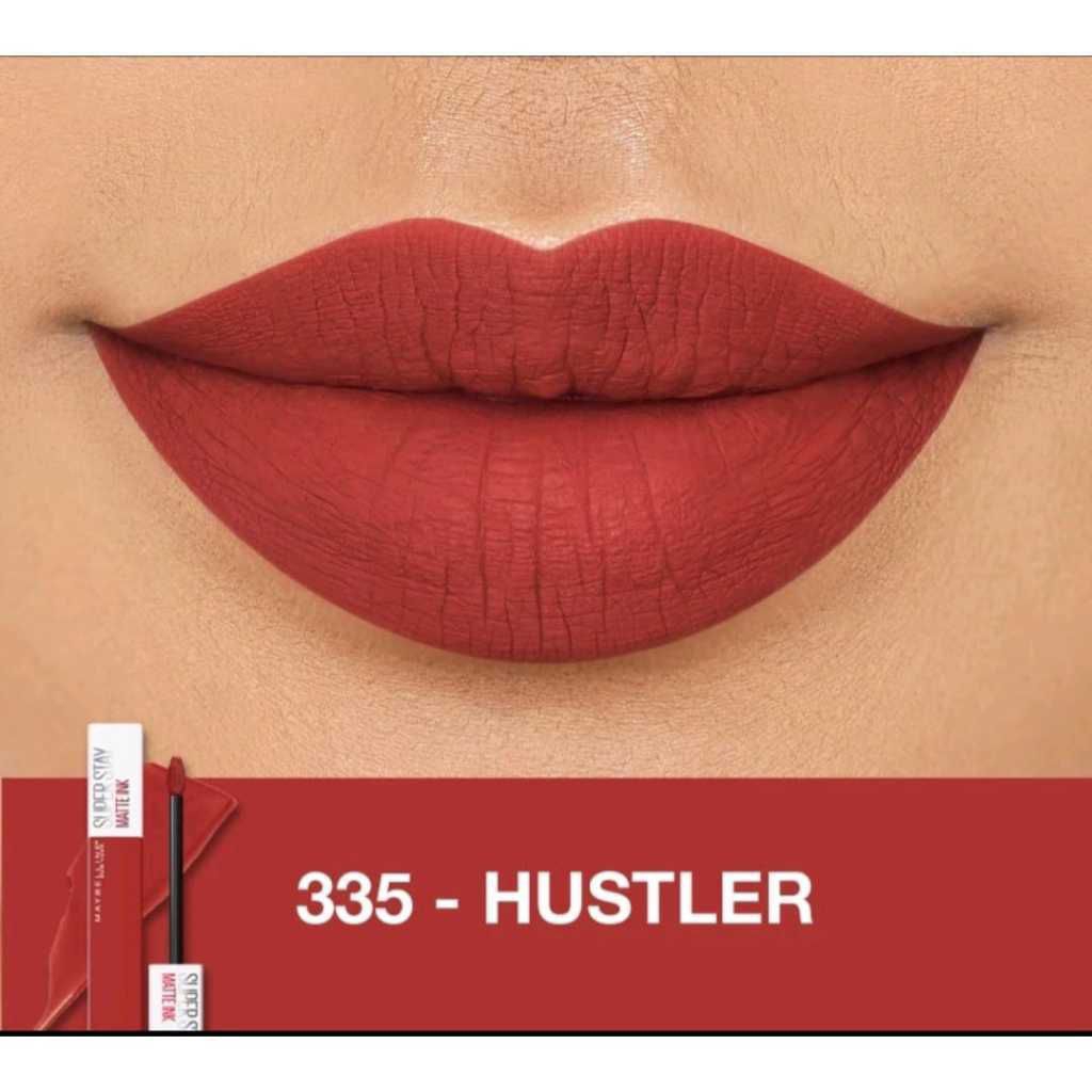 LIPCREAM MAYBELLINE SUPER MATTE INK 335 HUSTLER lipcream maybelline