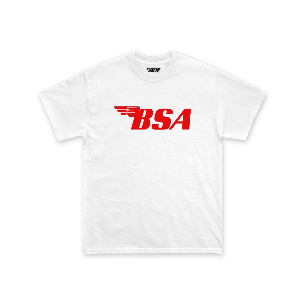 KAOS BSA MOTORCYCLE - UNISEX 100% COTTON 200 GSM - BIKERS T-SHIRT