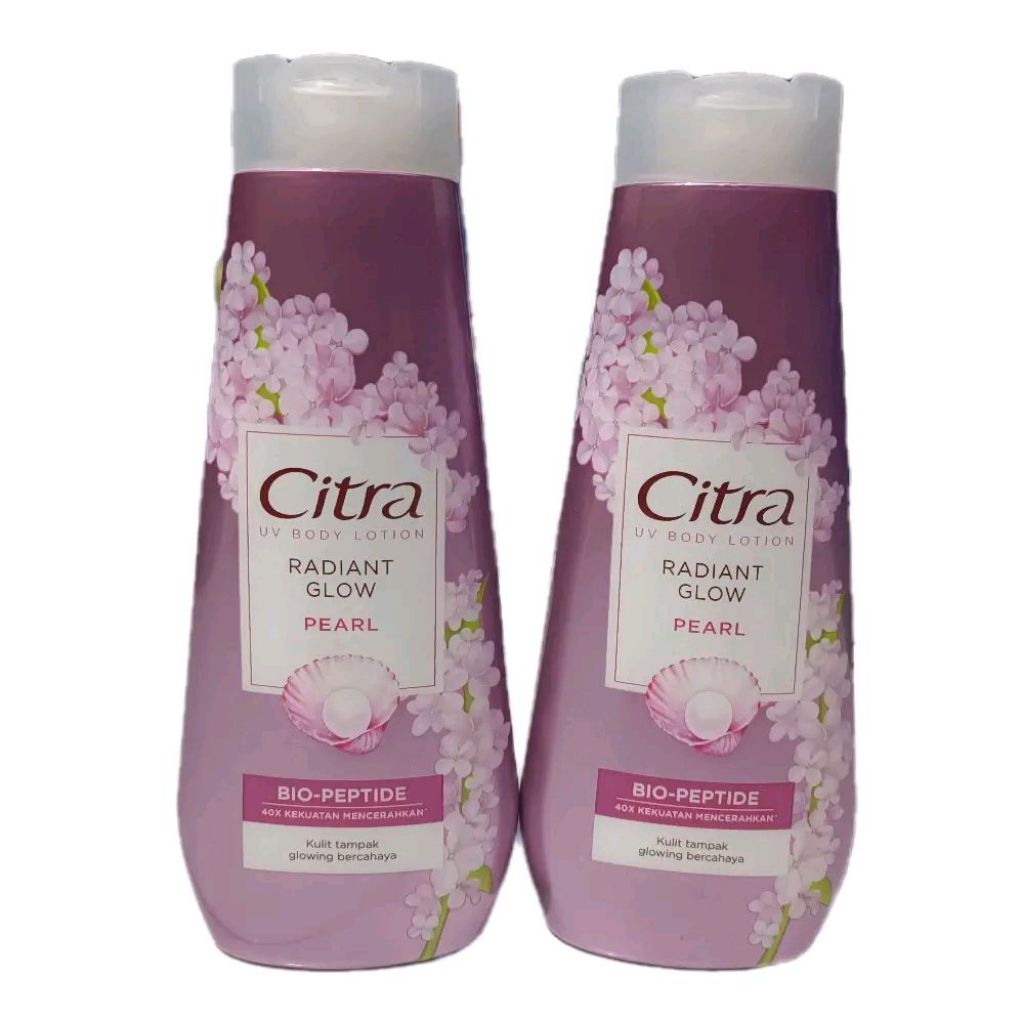 [PAKET 2 BOTOL] CITRA PEARL MUTIARA Radiant Glow Hand Body Lotion 210ml