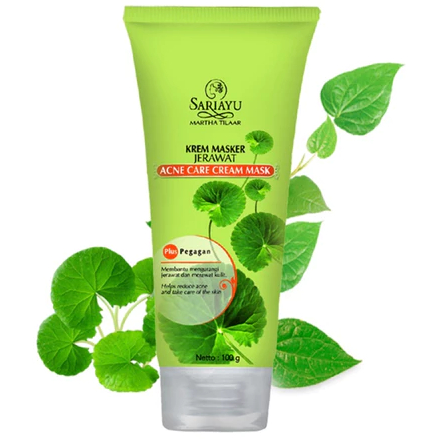 Sariayu Krem Masker Jerawat New - 100gr | Masker Wajah Sari Ayu