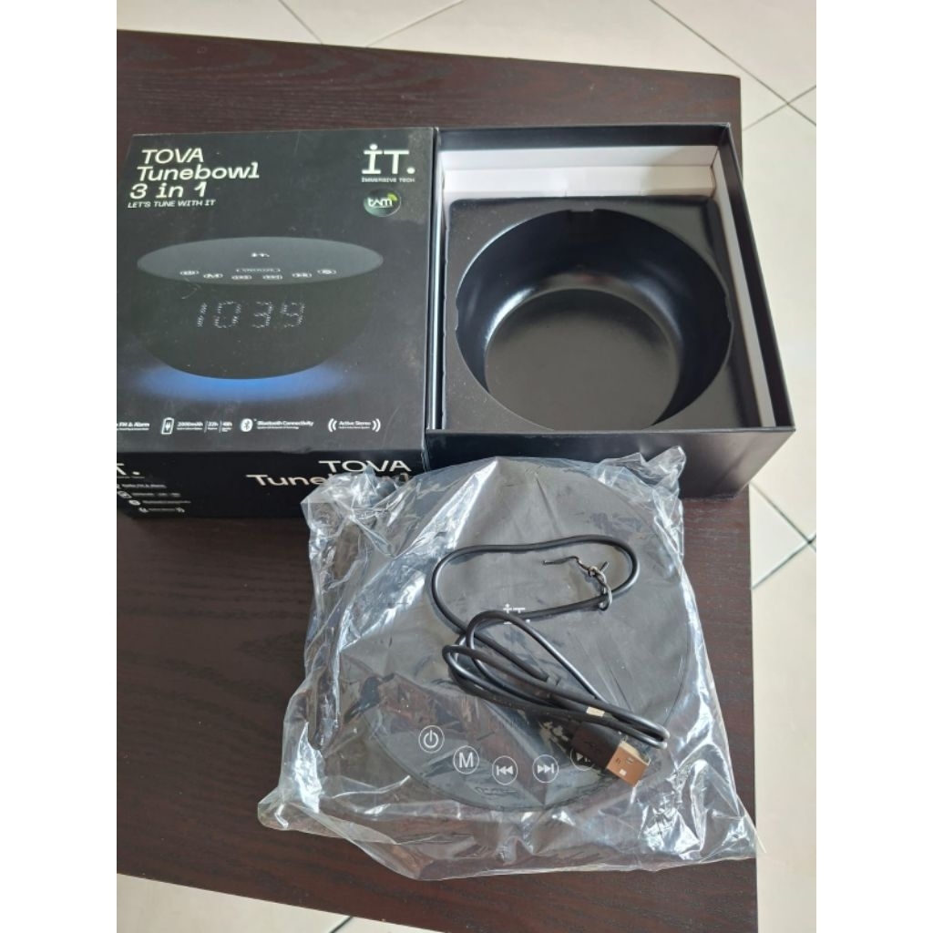 Speaker Bluetooth TOVA Tunebowl 3 in 1