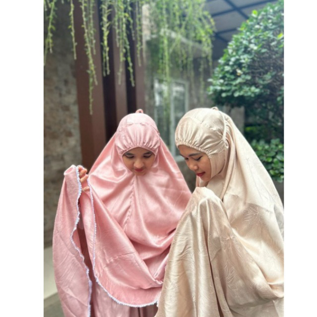 SALE MURAH  Baca Deskripsi | Mukena Adem Silk Embos | Defect Sale