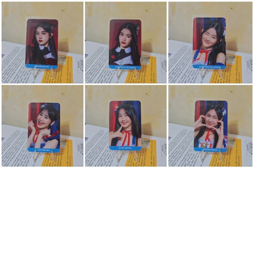 Photocard - PC Oline, Erine, Delynn, Alya, & Regie Circus & Undergirls JKT48