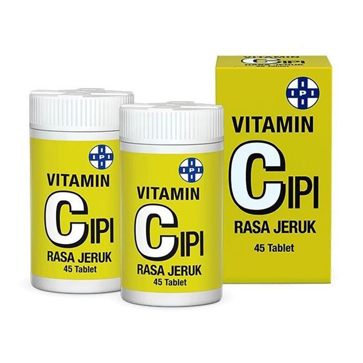 VITAMIN IPI C RASA JERUK 45 TABLET IPI VITAMIN C IPI 45TABLET VIT C