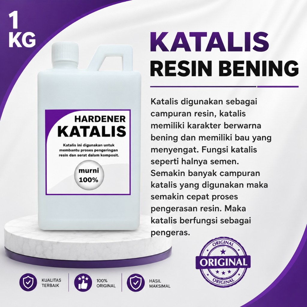 KATALIS RESIN BENING 1KG / KATALIS UNTUK RESIN BENING 1KG