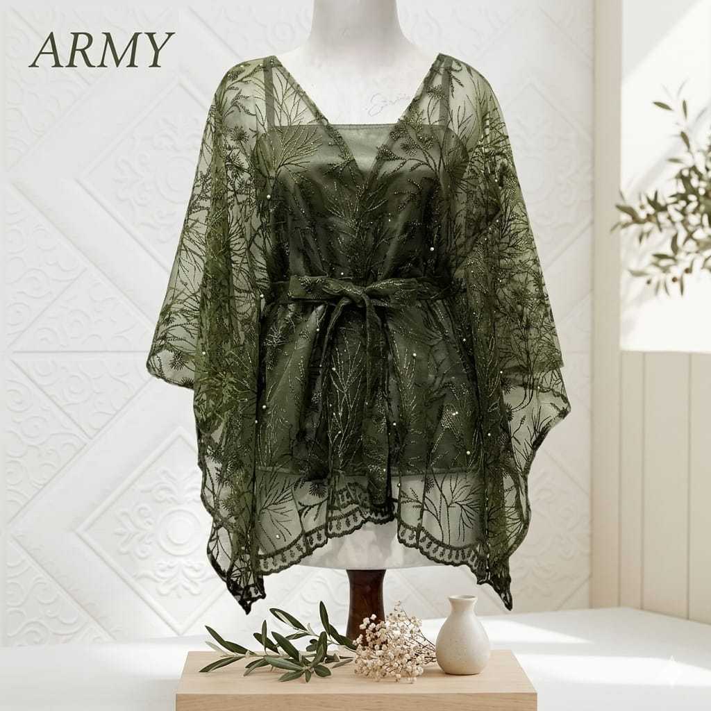 CARDIGAN TILE TALI, OUTER BROKAT KONDANGAN , OUTER PESTA , OUTER KEBAYA