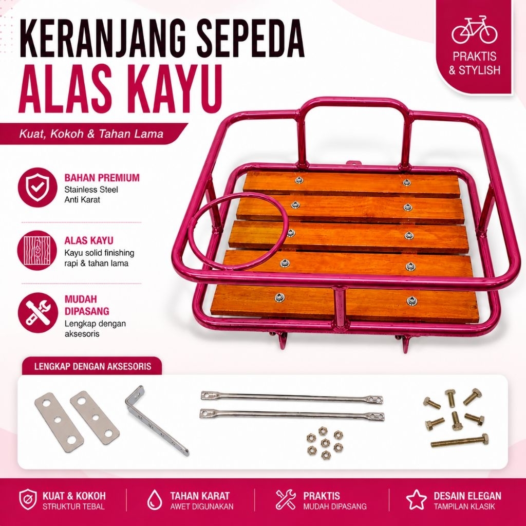 Keranjang sepeda mtb federal fixie lipat keranjang depan sepeda