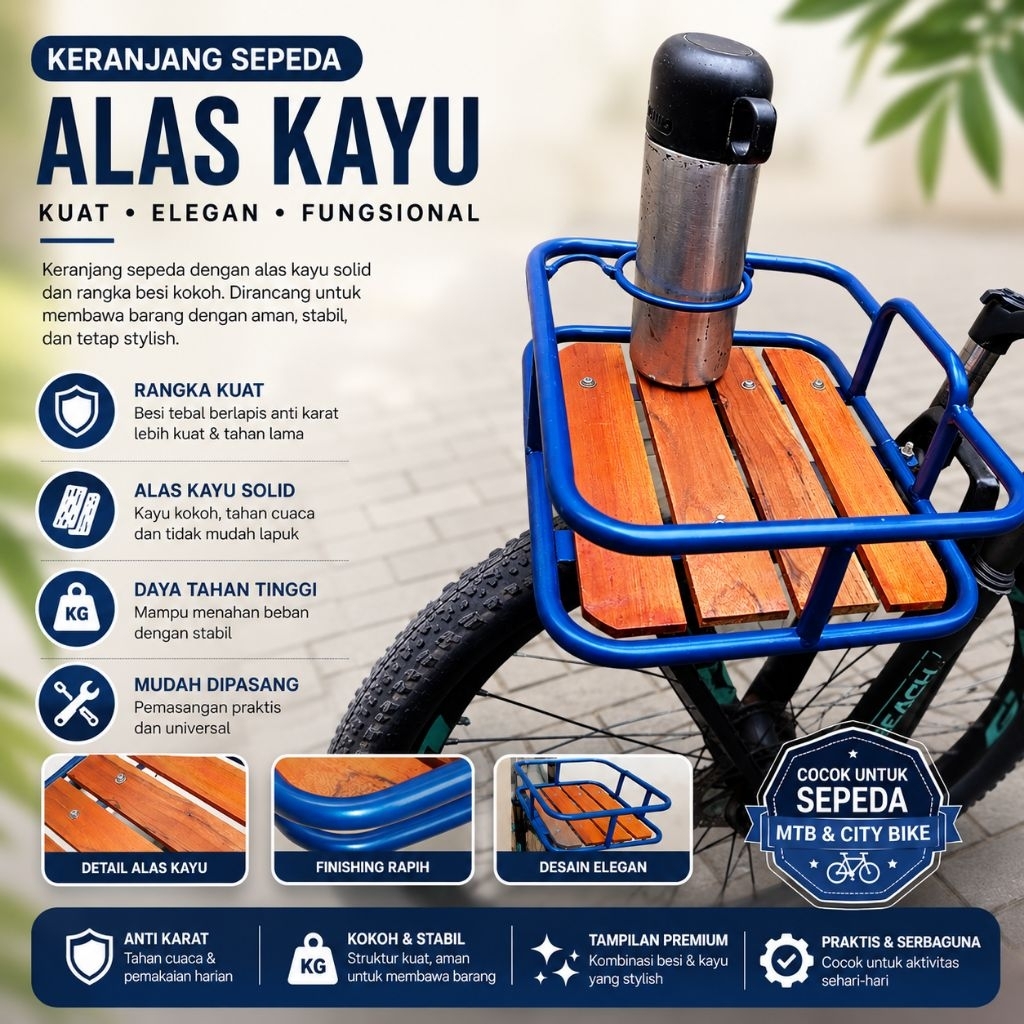 Keranjang sepeda mtb federal lipat fixie Keranjang sepeda universal