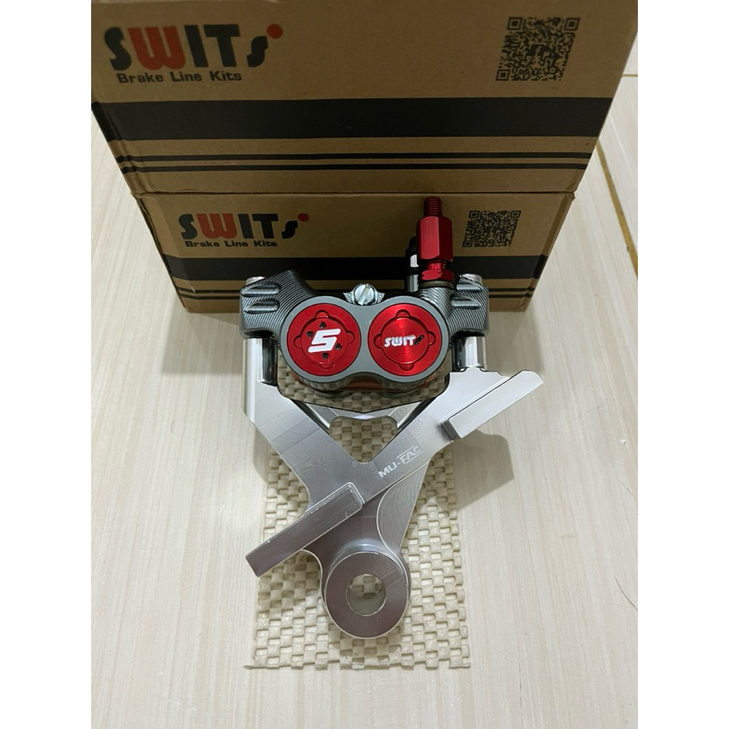 Paket Kaliper Formula Belakang / Rear MX King 200mm – Set Lengkap (Kampas + Baut + Breket + Kaliper)