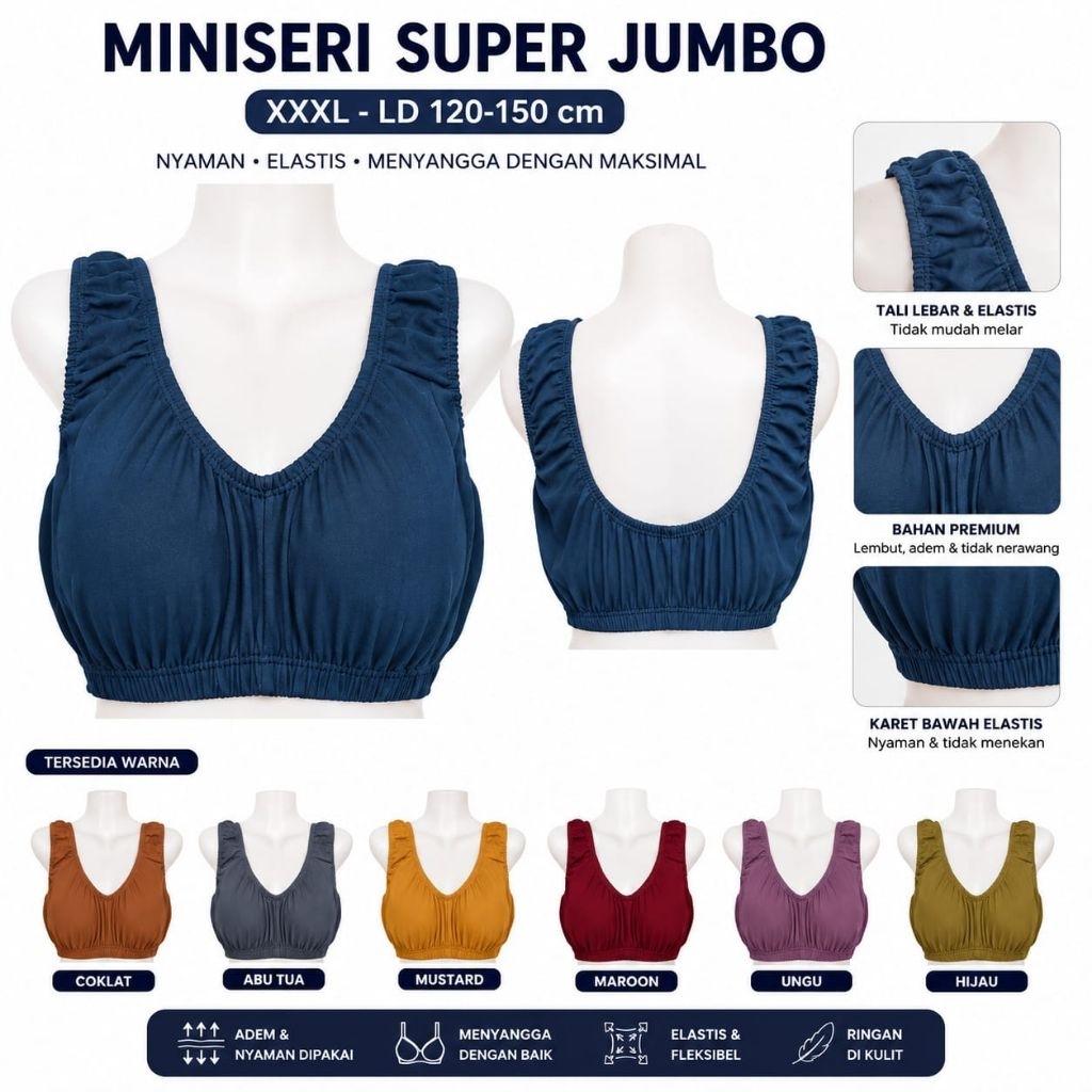 Miniset Cuma 5 rb Super Jumbo XXXL LD 130-150 Cm, Miniset dewasa,Miniset murah,Miniset busui