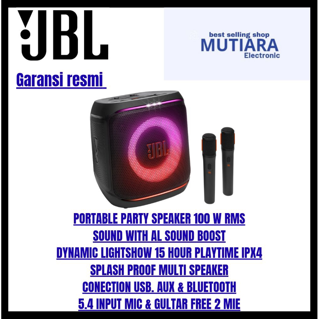 JBL PARTYBOX ENCORE GEN 2 Dapet MIC JBL ORIGINAL portable speaker
