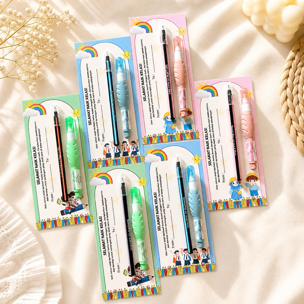 Gift pulpen + Tipe-x | Souvenir Alat Tulis | Hadiah Kenaikan Kelas | Gift Reward Murid | Hadiah Sisw