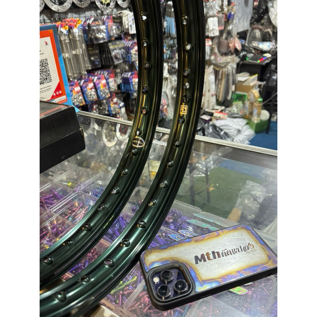 Ring velg arovera hijau R17 uk 120/120