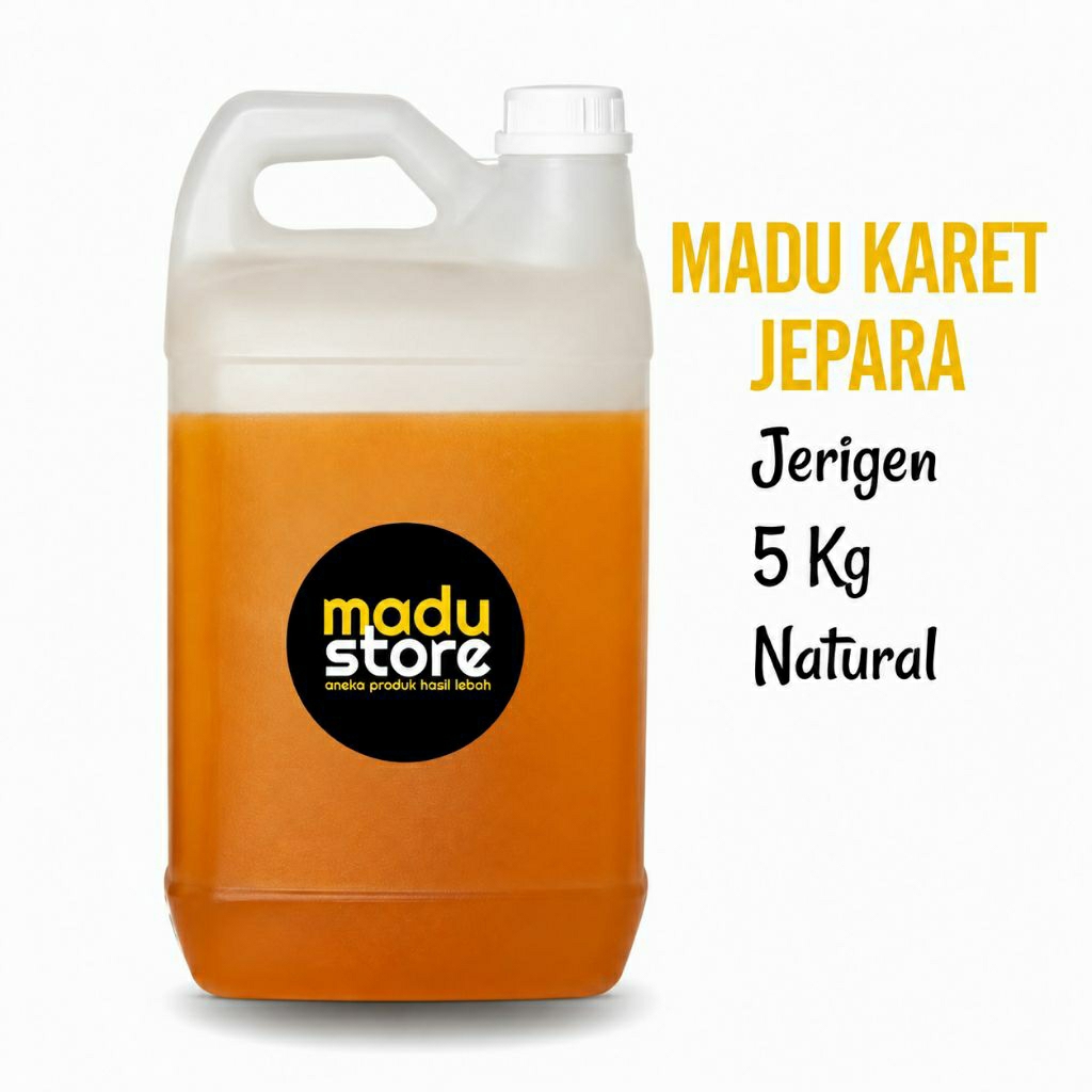MADU MURNI JEPARA NEKTAR BUNGA KARET | 1 kg || MADU ASLI & ALAMI | BASE HONEY